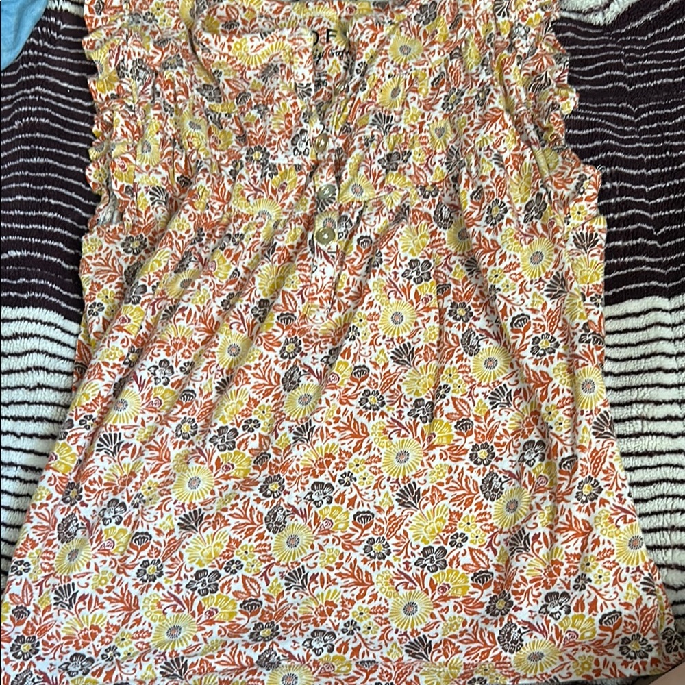 Floral Print Women's Top